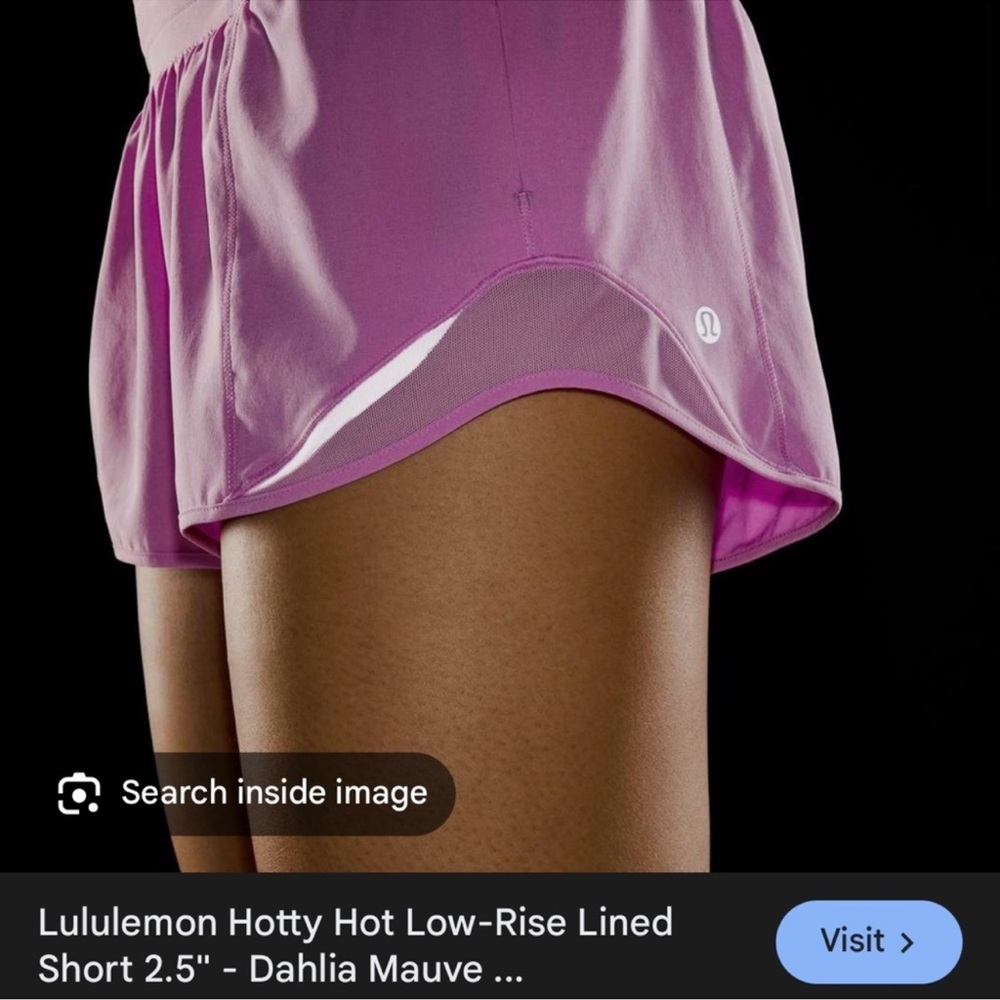 Lululemon Athletic Shorts in Pink